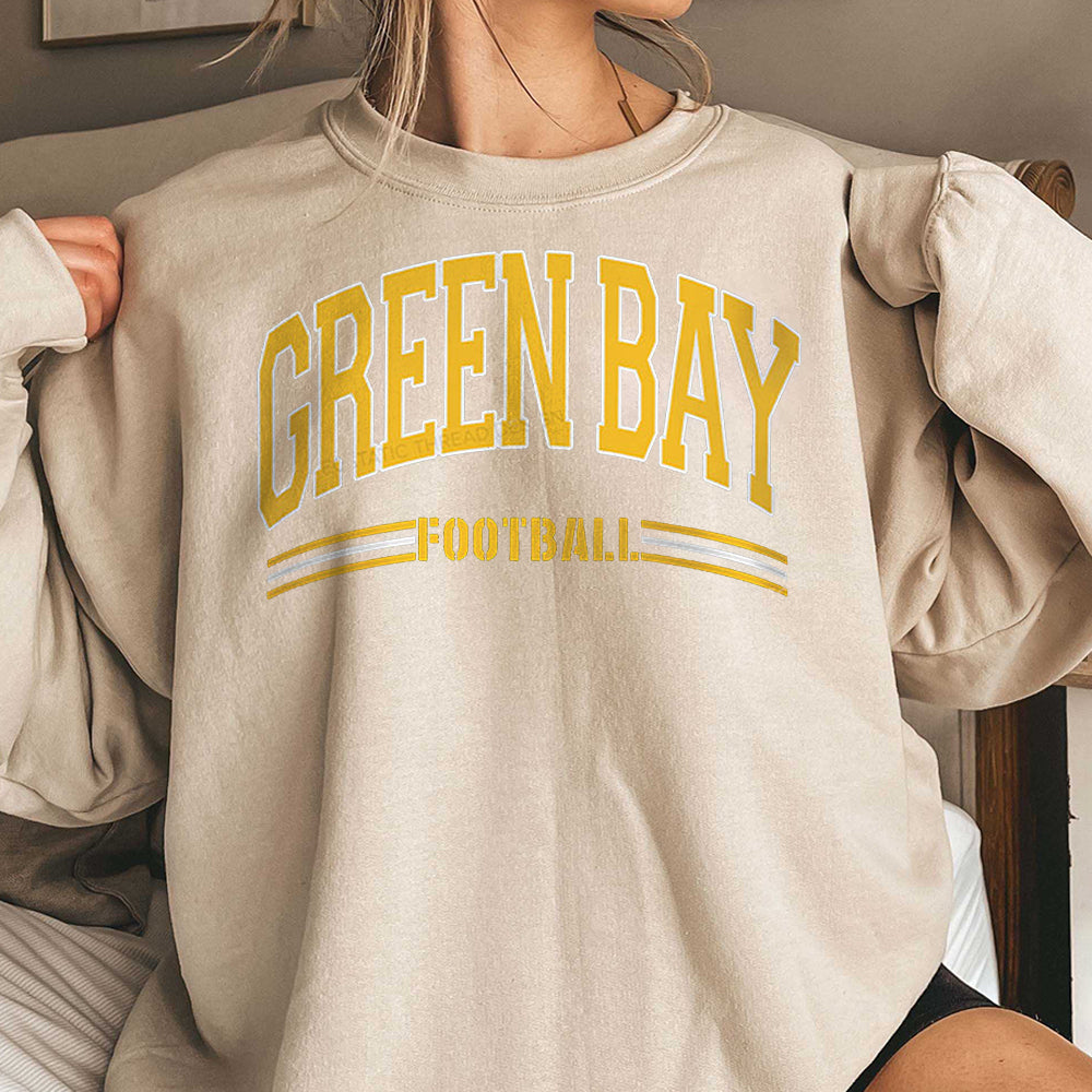 Green Bay Football Shirt, Long Sleeve, Vintage Green Bay Shirt, Packers shirt, Green Bay Fan Gift, For Women and Men  CCC