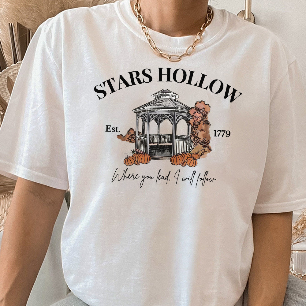 Stars Hollow Sweatshirt, Stars Hollow Where You Lead I Will Follow Shirt, Vintage Style Lukes Diner Sweatshirt, Annual Autumn Festival 4 KKK