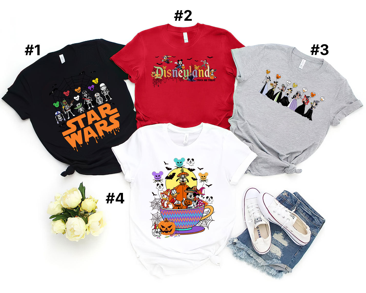 Disney Halloween Shirt, Disney Shirt, Halloween Matching Shirts, Disney Matching Shirts, Disney Trip Shirts, Disneyland Tee DH1907 09