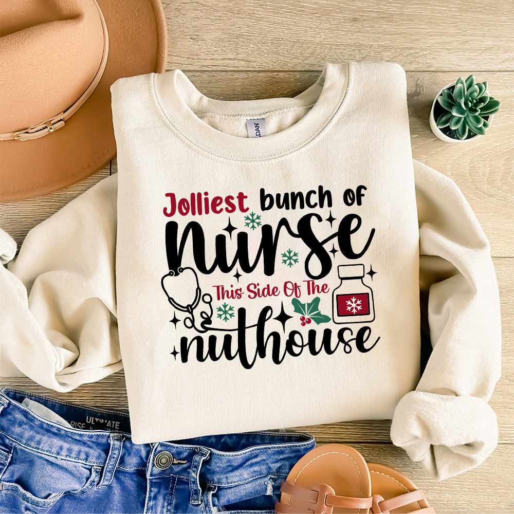 Jolliest Bunch Of Nurses Christmas 091124A