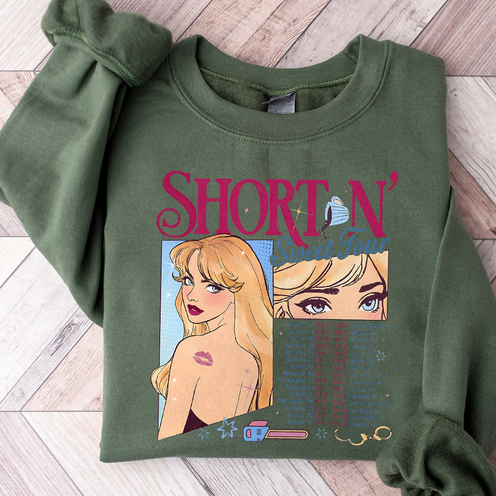 Short N Sweet Sweatshirt,Music Tour 2024,Please Please Please,Espresso Shirt,Concert Shirt,Soft Girl Aesthetic,Music Lover Gift,Taste Shirt MS0410 04