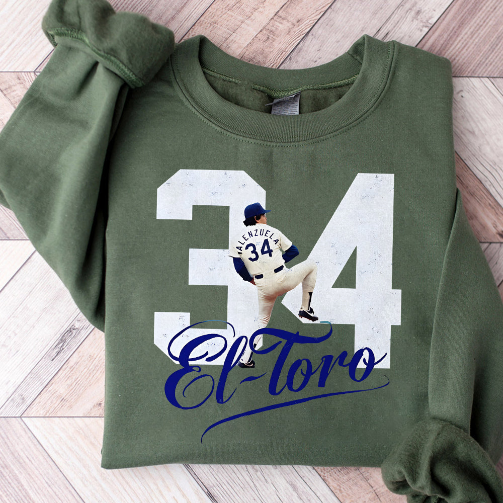 Fernando Valenzuela SweatPNG, 34 Baseball PNG, Fernando Valenzuela T PNG, RIP Memorial PNG, Fernando S123 SNA