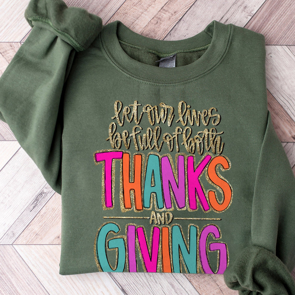 Thanksgiving Sublimation DTF Design PNG Digital Download  Hand Drawn Printable Art  Preppy  Thankful  Pink and Orange  Glitter  Gold S209 abccc