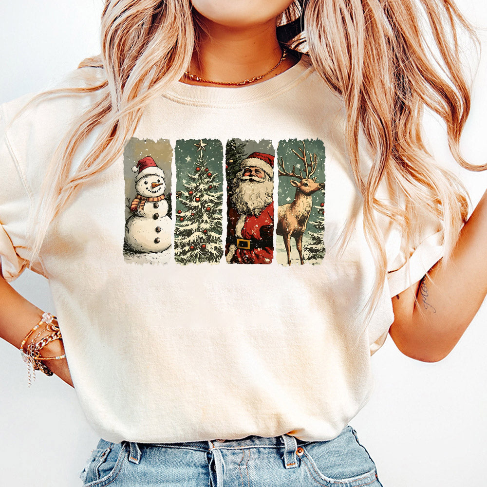 Retro Christmas PNG, Christmas Png PNG, Vintage Christmas PNG, Santa Claus png, Christmas Sublimation, Merry Christmas png, T-Png design S2 OO