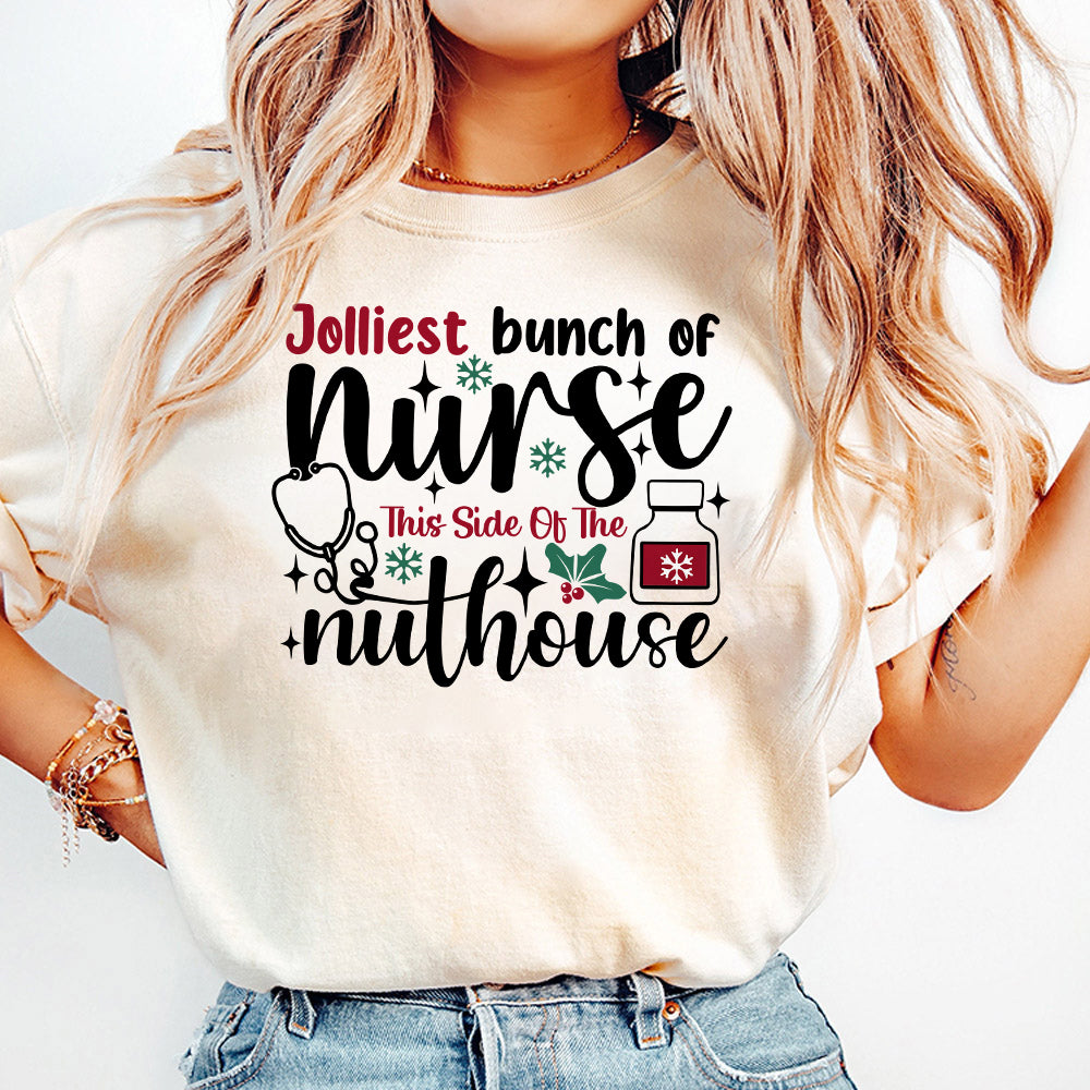 Jolliest Bunch Of Nurses Christmas 091124A