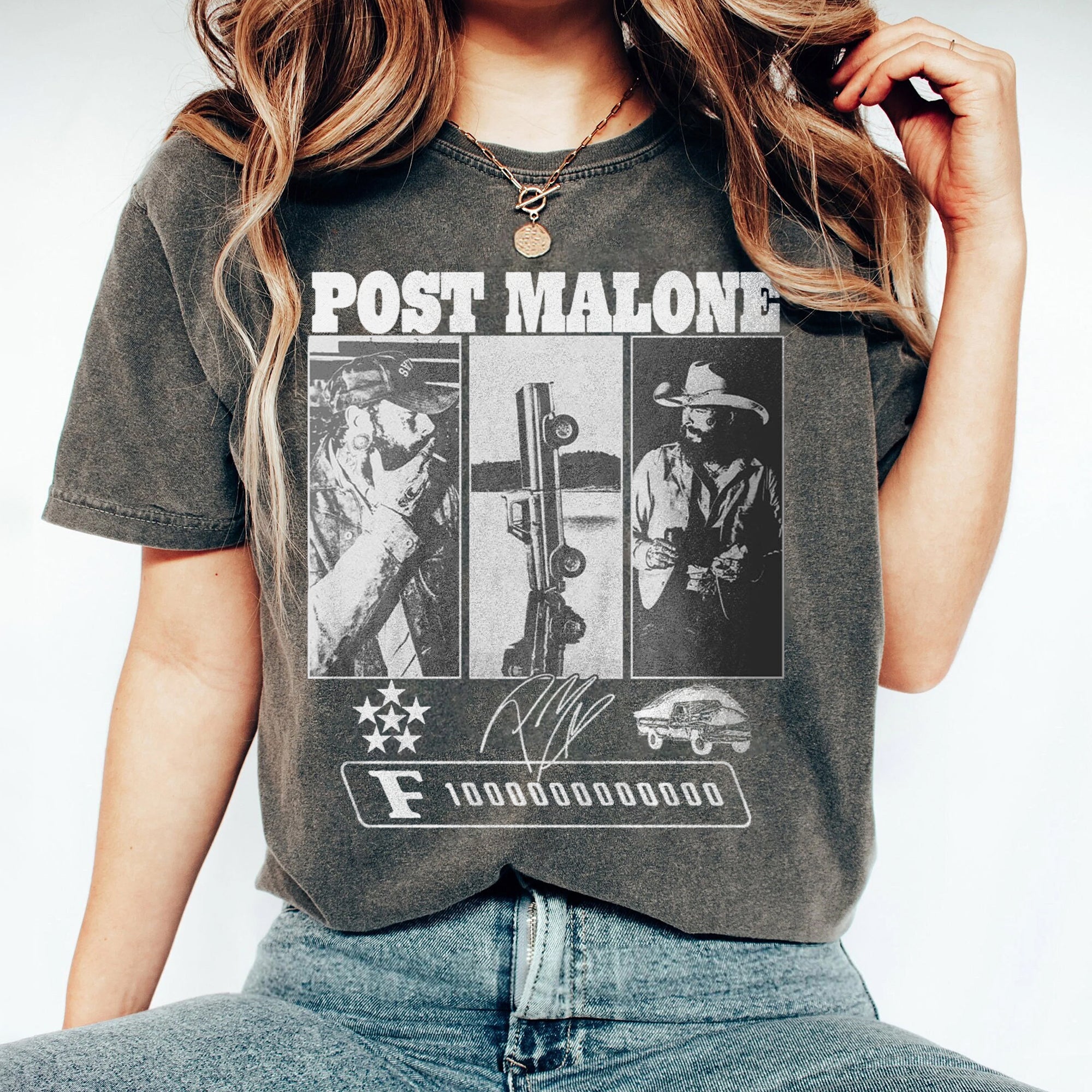 Y2K Vintage Post Malone Shirt, Malone Rap Music Post Malone F1 Trillion Tour Shirt Posty Rapper, Malone Music The Album Shirt, Country Music NNN