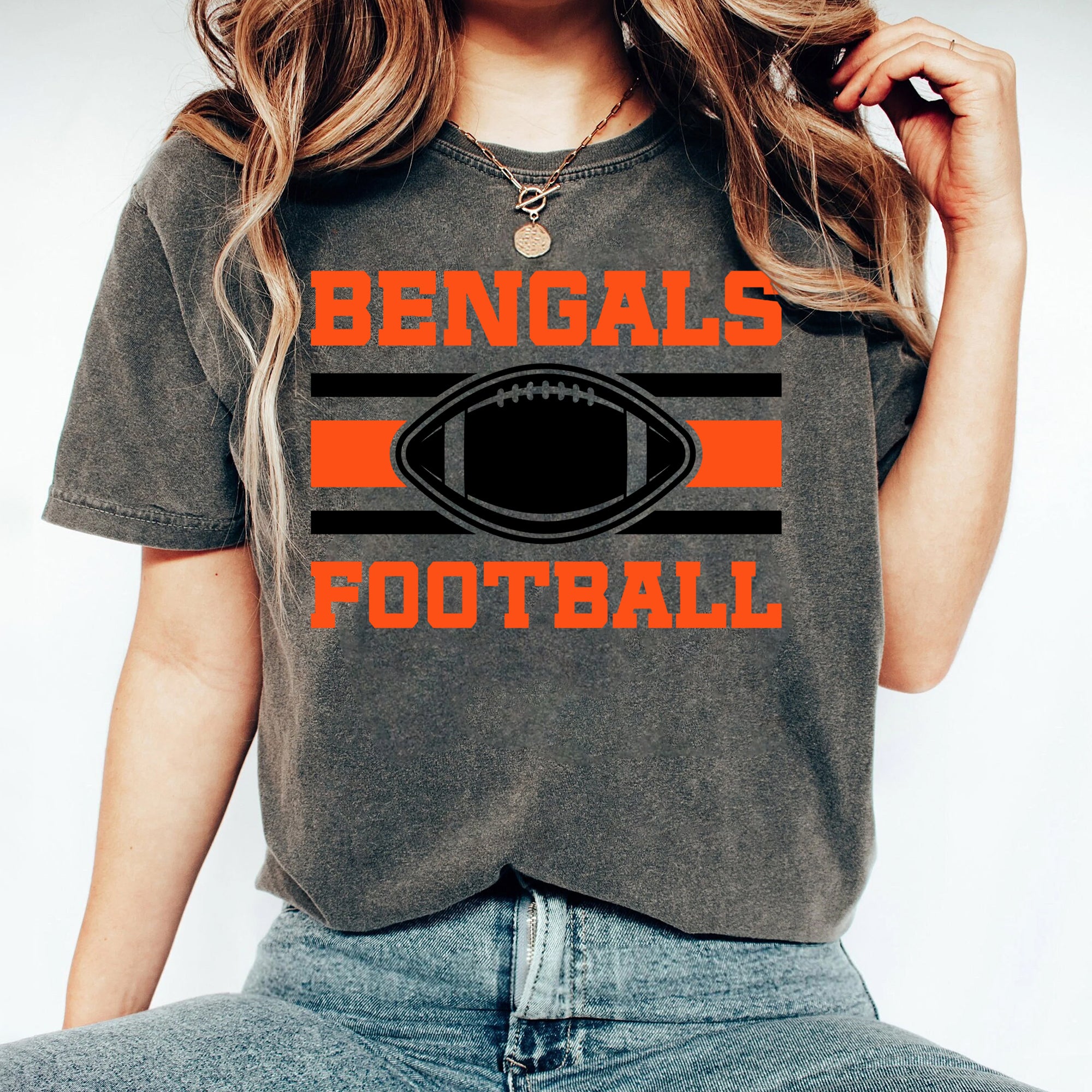 Cincinnati Football, Vintage Bengals Football Sweatshirt, Cincinnati Football, Bengals Fan Gift, Bengals Game Day Shirt BBB