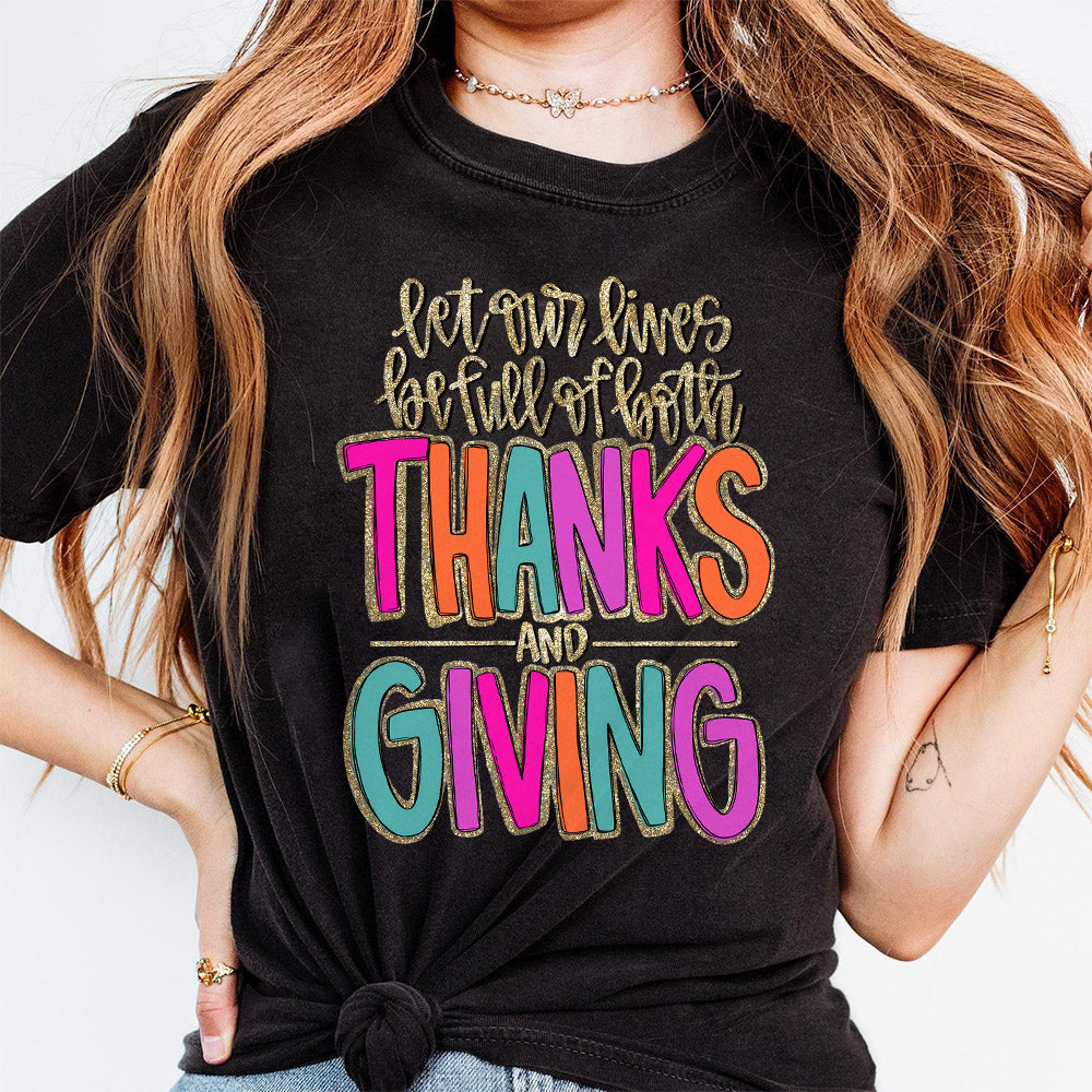 Thanksgiving Sublimation DTF Design PNG Digital Download  Hand Drawn Printable Art  Preppy  Thankful  Pink and Orange  Glitter  Gold S209 abccc