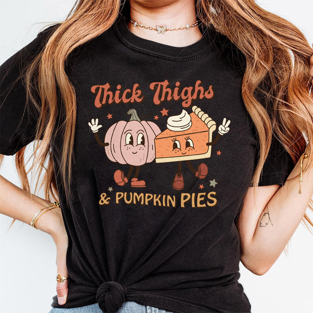 Pumpkin Pies Png, Pumpkin Pie Png, Thick Thighs Png, Thanksgiving Png for Women, Thanksgiving Png SNA
