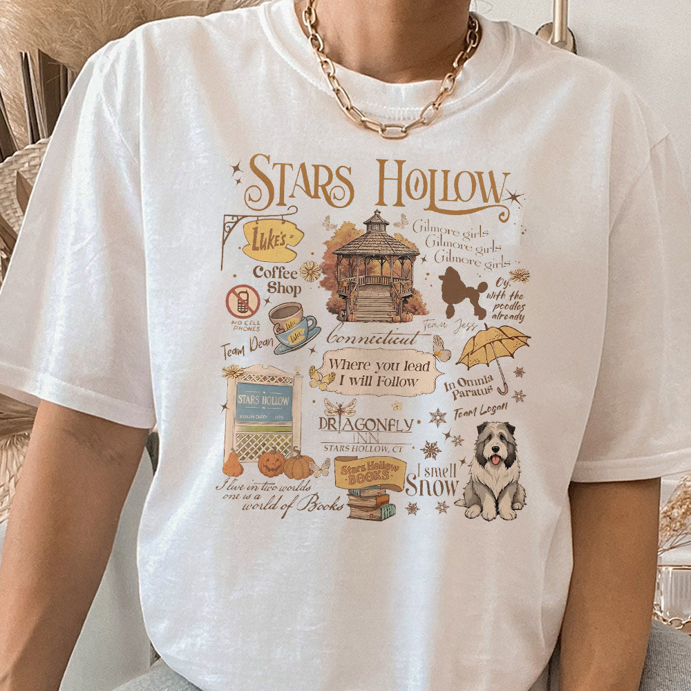 Stars Hollow Sweatshirt, Stars Hollow Where You Lead I Will Follow Shirt, Vintage Style Lukes Diner Sweatshirt, Annual Autumn Festival KKK
