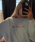 Kirby Pumpkin Embroidered Sweatshirt EM1709S
