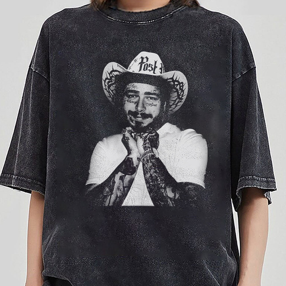 Vintage Post Malone Shirt, Posty Rapper Shirt, Country Music Sweatshirt, Morgan Wallen Hoodie, Festival Sweater, Western Style Concert Top 2 NNN TDCAO