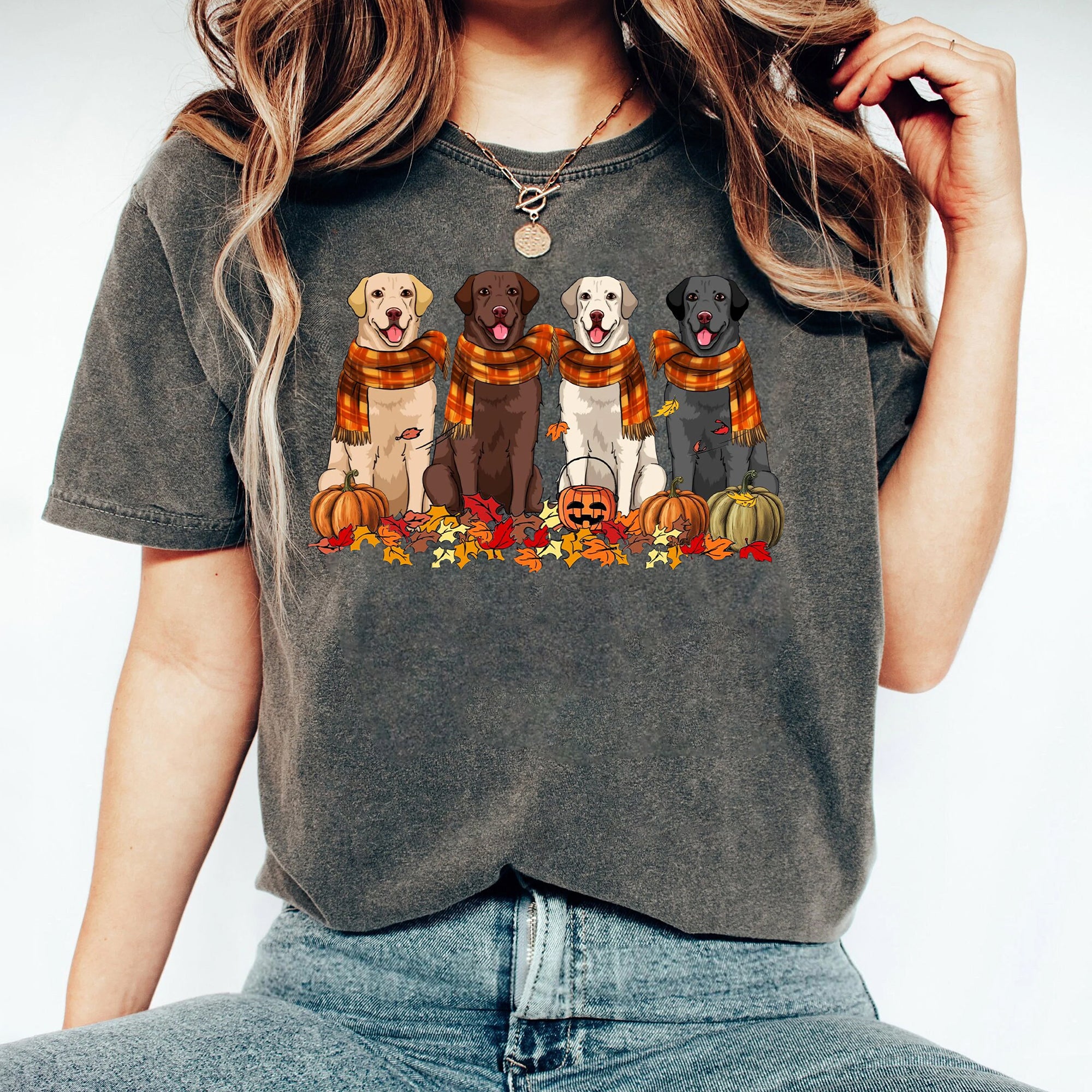 Labrador Retriever Thankgiving Dog Sweatshirt, Fall dog Shirt, Dog Lover Shirt, Pumpkin dog shirt, Thanksgiving shirt, fall apparel GGG