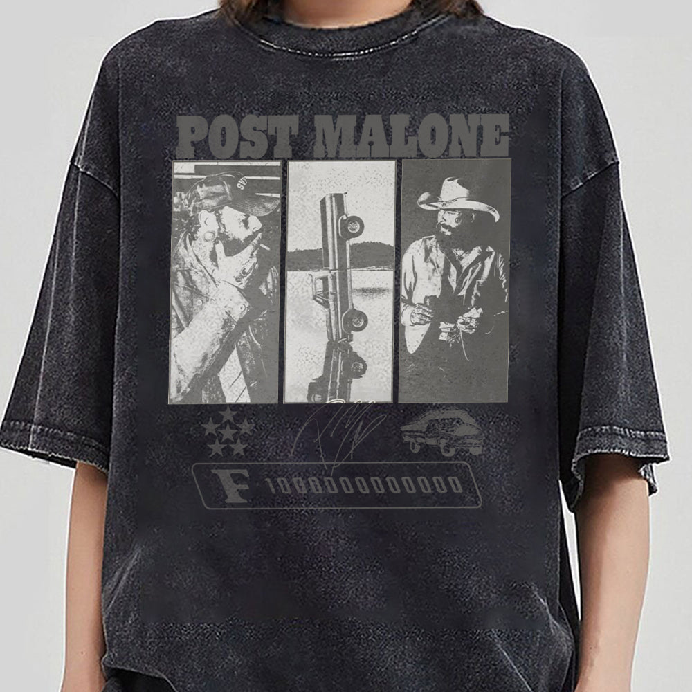 Vintage Post Malone Shirt, Posty Rapper Shirt, Country Music Sweatshirt, Morgan Wallen Hoodie, Festival Sweater, Western Style Concert Top 3 NNN TDCAO