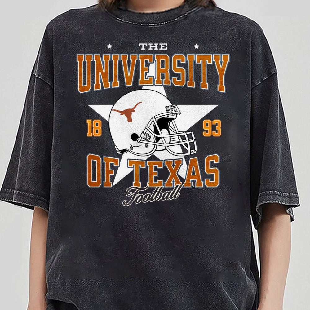 University of Texas Football Sweatshirt  Vintage Style Longhorns Football Sweater  Cozy Game Day Apparel KKK