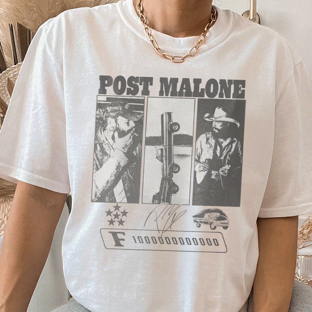 Vintage Post Malone Shirt, Posty Rapper Shirt, Country Music Sweatshirt, Morgan Wallen Hoodie, Festival Sweater, Western Style Concert Top 3 NNN TDCAO