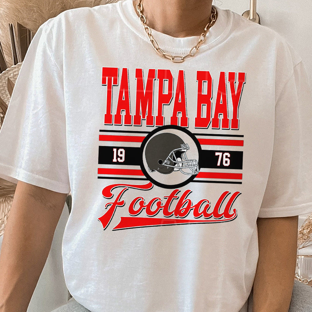 Tampa Bay Football Vintage Style s T-Shirt, Tampa Bay Football T-Shirt, Football Shirt, Sunday Football FRE26 HHH