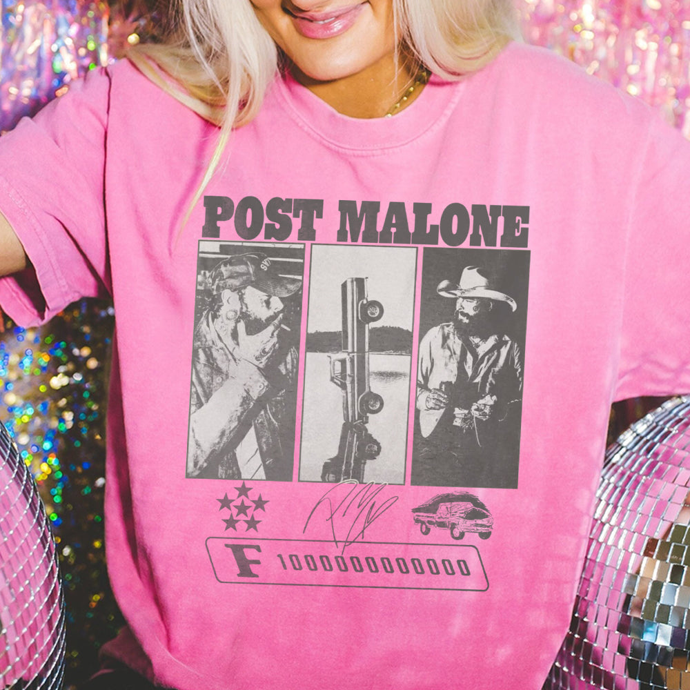 Vintage Post Malone Shirt, Posty Rapper Shirt, Country Music Sweatshirt, Morgan Wallen Hoodie, Festival Sweater, Western Style Concert Top 3 NNN TDCAO