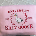 Silly Goose University Embroidered Sweatshirt EM1709S