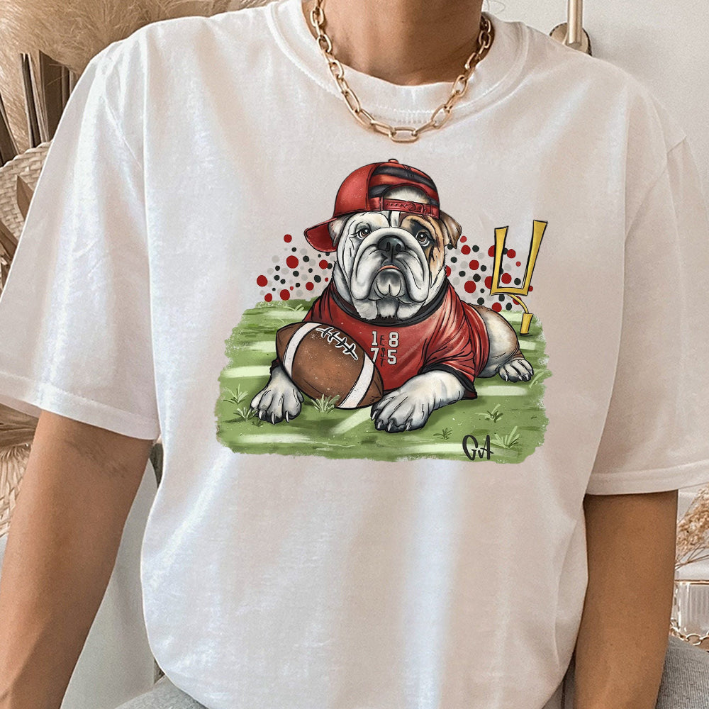 Go Bulldogs Shirt,Football Bulldogs Sweatshirt, Football Fan Sweater, Football Team Mascot Shirt DDD