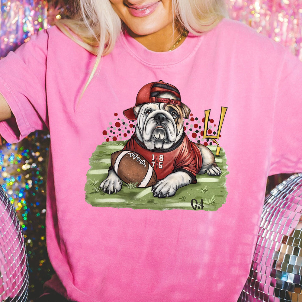 Go Bulldogs Shirt,Football Bulldogs Sweatshirt, Football Fan Sweater, Football Team Mascot Shirt DDD