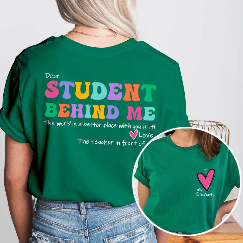 Personalized Math Teacher's Name In My Math Teacher Era Teacher Two Sided T-Shirt inmy