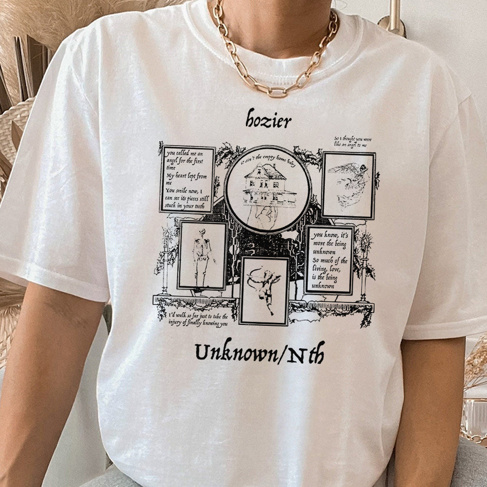 Ho.zier Unreal Un.earth Tour T-Shirt, Vintage Ho.zier Shirt, Ho.zier Fan Gift Sweatshirt 2024 Hozier Rock, Rock Music Merch, Gift For Fan DDD