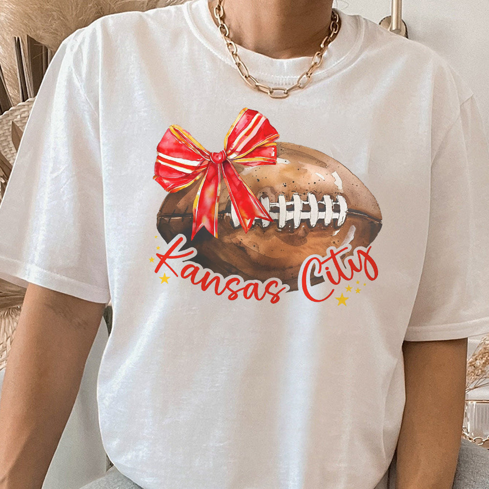 American Football Kansas City Shirt, American Football Halloween Shirt, Coquette Shirt Kansas City Football Shirt, Retro Kansas City Chiefs AAA