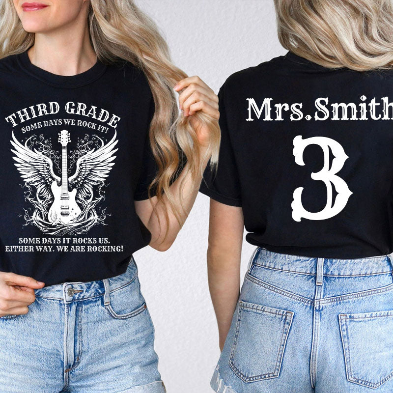 I Love You In Books Quotes Teacher Two Sided T-Shirt 2MAT68