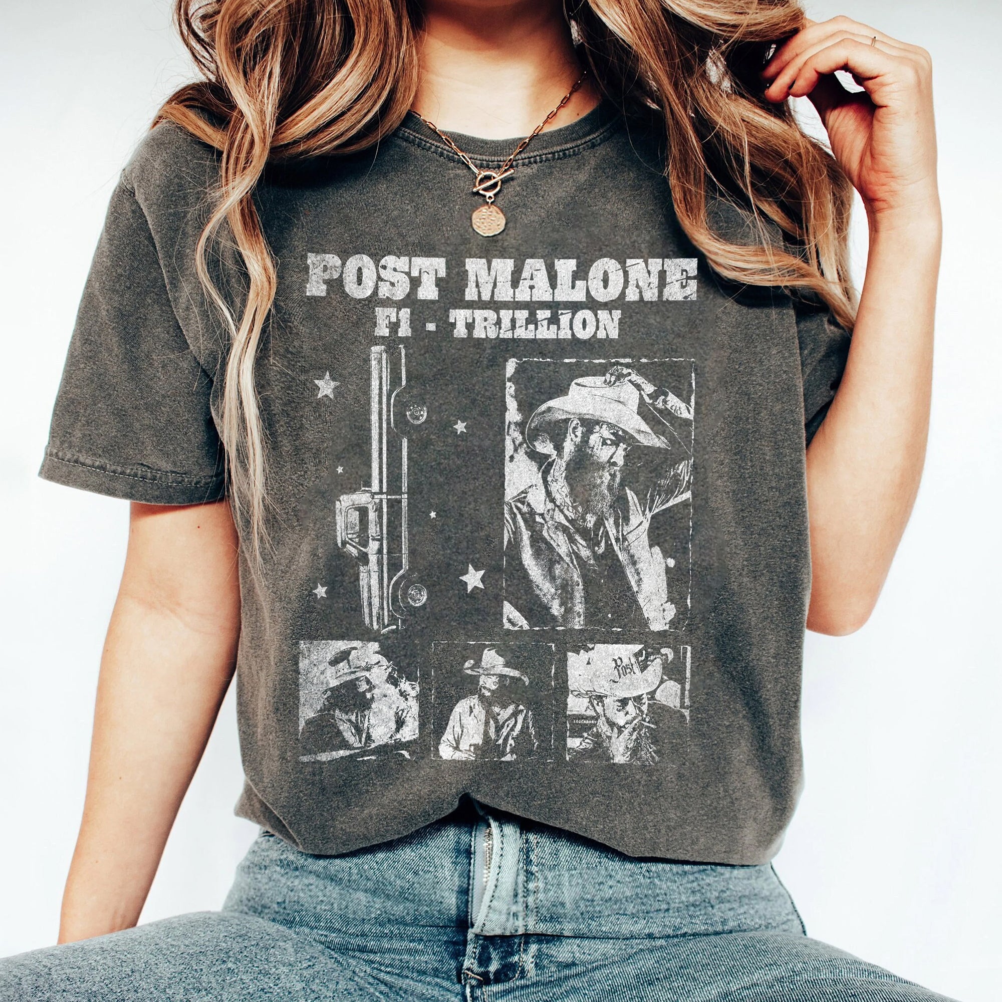 Y2K Vintage Post Malone Shirt, Malone Rap Music Post Malone F1 Trillion Tour Shirt Posty Rapper, Malone Music The Album Shirt, Country Music 3 NNN