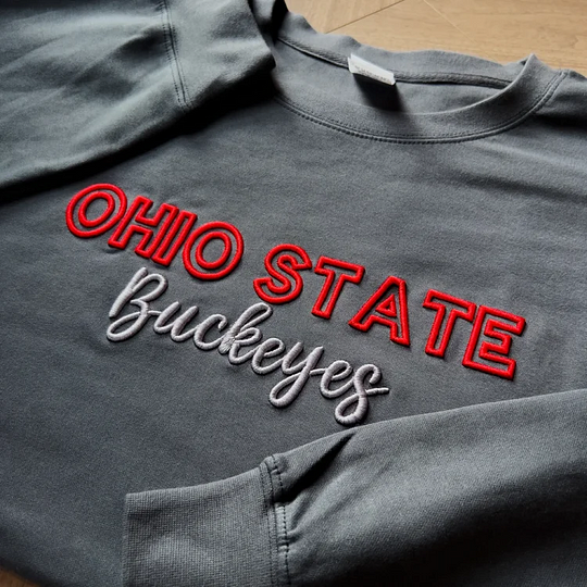 Custom Embroidery College Team Sweatshirt EMHA1009S