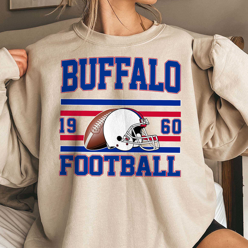 Classic 1960 Buffalo Bills Football T-Shirt , Trendy Fan Sweatshirt, Hoodie, Perfect Baltimore Ravens Football Fan Gifts, Game Day Outfit AAA TDCAO