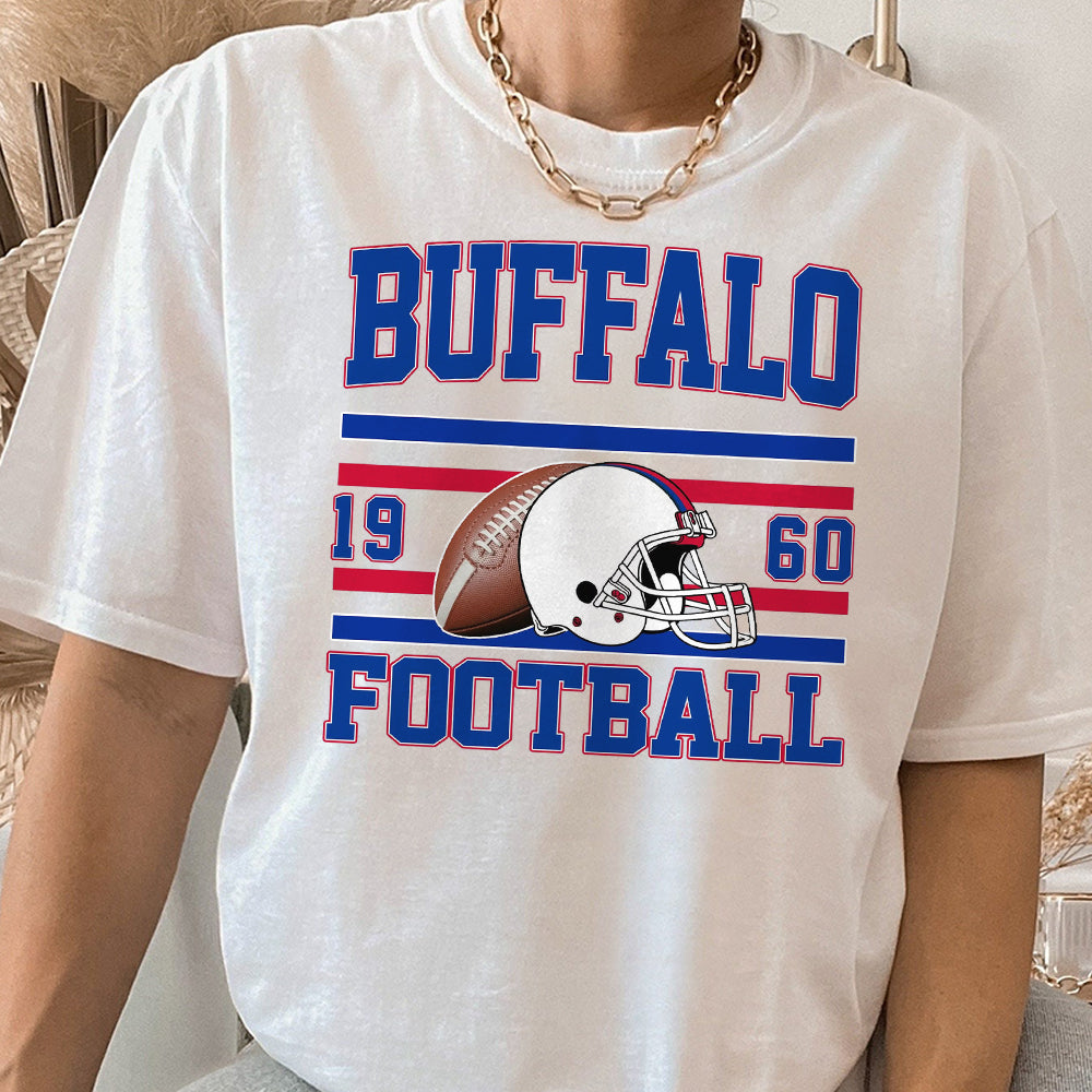 Classic 1960 Buffalo Bills Football T-Shirt , Trendy Fan Sweatshirt, Hoodie, Perfect Baltimore Ravens Football Fan Gifts, Game Day Outfit AAA TDCAO