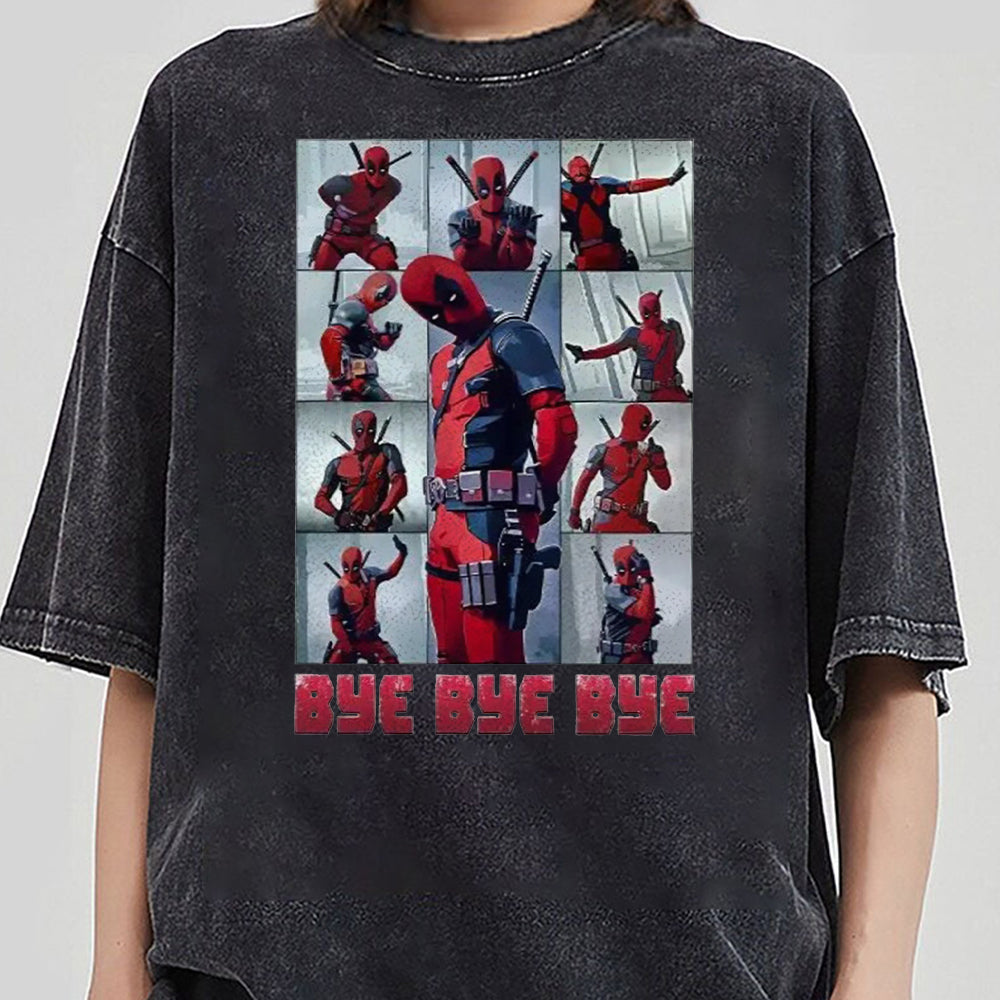 Funny Deadpool Baby Bye Bye Bye Shirt, Hugh Jackman Deadpool 3 Shirt, Deadpool Besties Shirt, Wolverine Tee, Deadpool Merch CCC