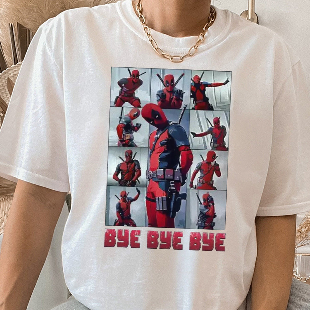 Funny Deadpool Baby Bye Bye Bye Shirt, Hugh Jackman Deadpool 3 Shirt, Deadpool Besties Shirt, Wolverine Tee, Deadpool Merch CCC