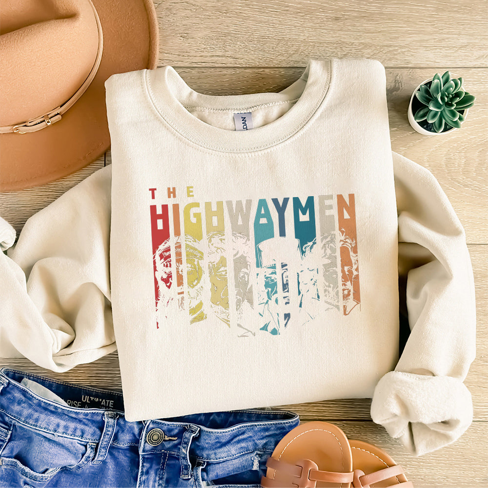 The Highwaymen Band Vintage T-Shirt, The Highwaymen Shirt, Music Retro Shirt Gift for Men and Women MS0410 05