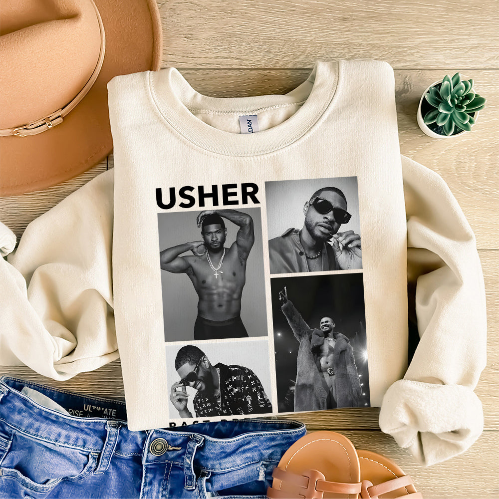 Usher 2024 Tour Usher Past Present Future World Tour Usher Fan Merch Usher Concert Usher World Tour Shirt Usher Fan Merch Gift Usher Shirt TM1510 09