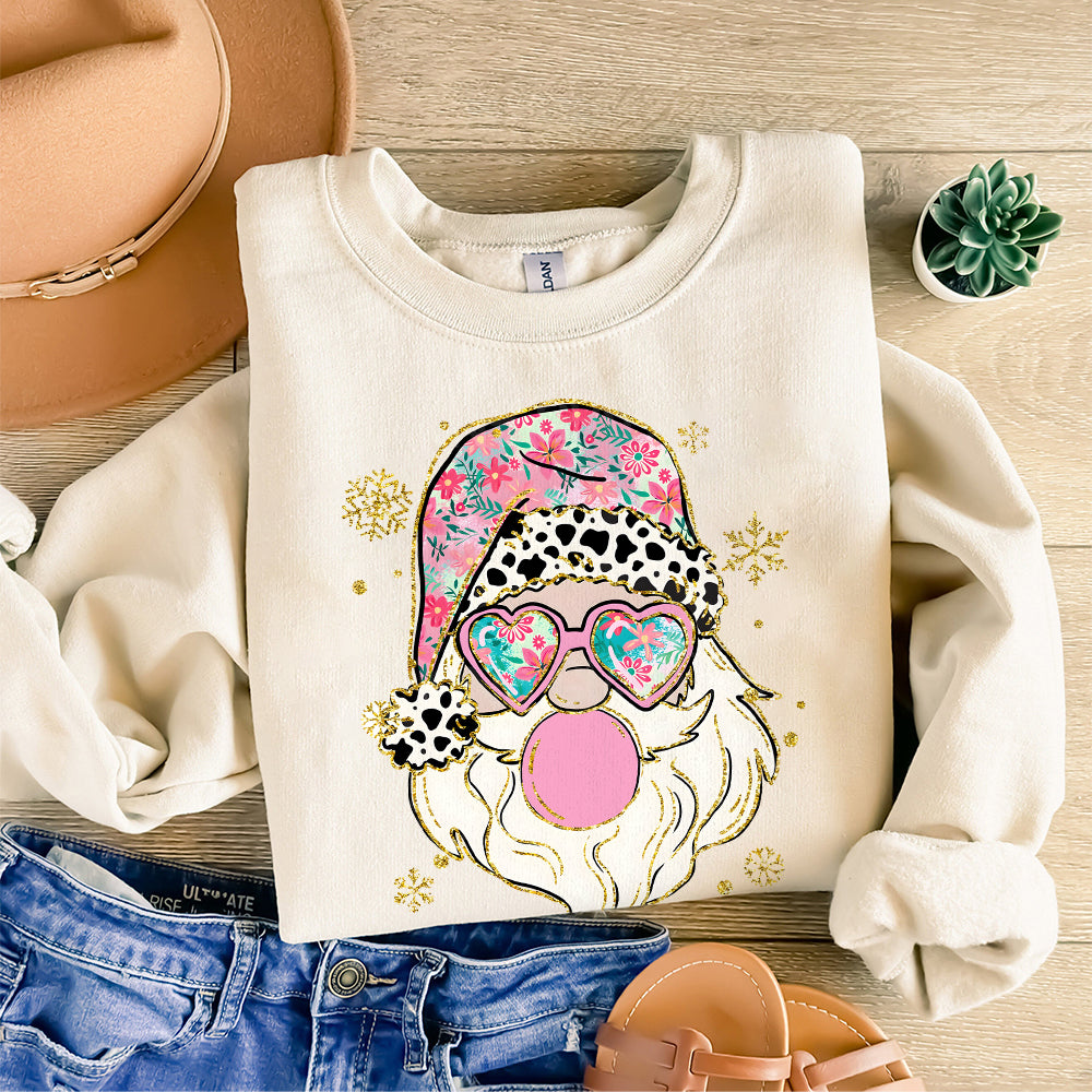 Pink floral christmas coquette png bundle, Pink Green brushstroke merry png, christmas png, christmas tree png, nutcracker png, Floral cross PNG1510 07 5 NPN