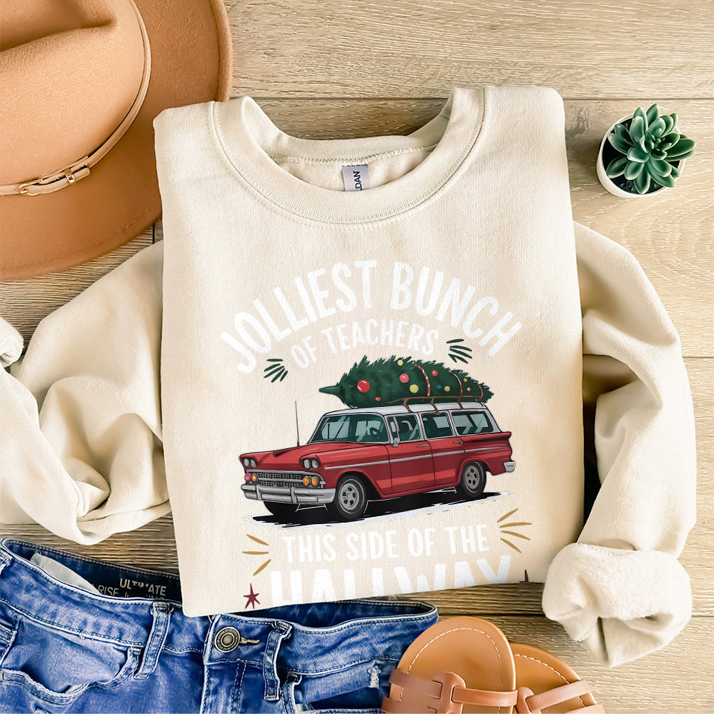 Jolliest Bunch Of Teachers This Side Of The Hallway Svg Png Jpg Eps, Purple Van Svg Png, Blue Ornaments Svg Png, Gold Ornaments Svg Png S239 091124