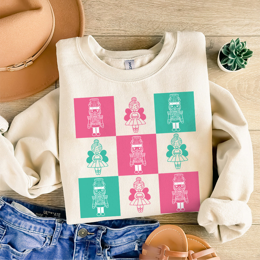 Retro Christmas Nutcracker PNG 121124