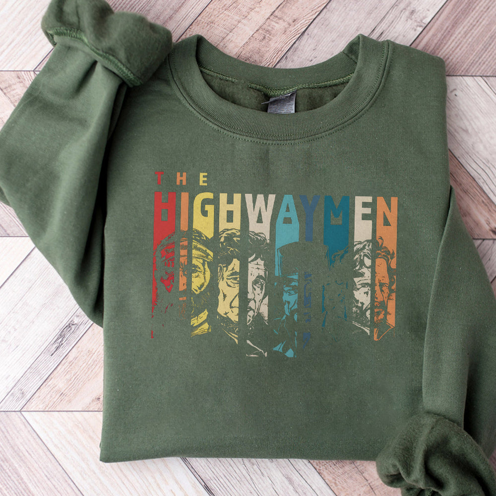 The Highwaymen Band Vintage T-Shirt, The Highwaymen Shirt, Music Retro Shirt Gift for Men and Women MS0410 05