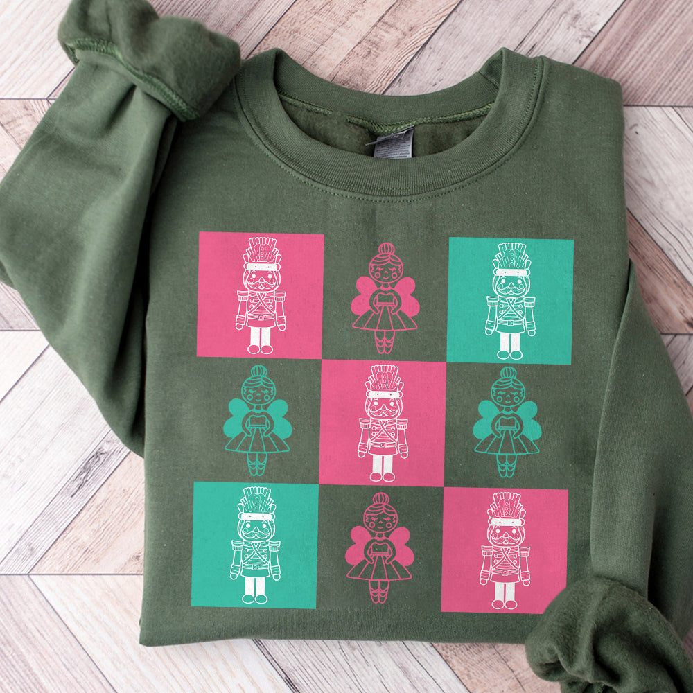 Retro Christmas Nutcracker PNG 121124