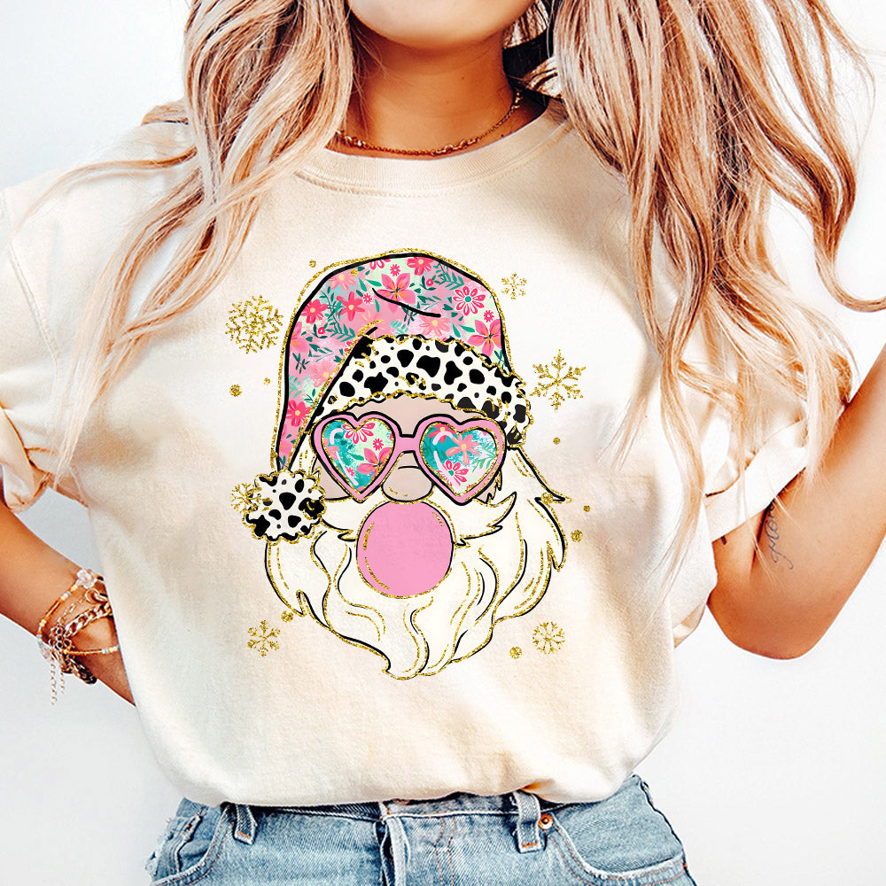 Pink floral christmas coquette png bundle, Pink Green brushstroke merry png, christmas png, christmas tree png, nutcracker png, Floral cross PNG1510 07 5 NPN