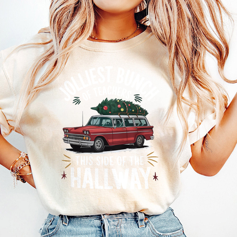 Jolliest Bunch Of Teachers This Side Of The Hallway Svg Png Jpg Eps, Purple Van Svg Png, Blue Ornaments Svg Png, Gold Ornaments Svg Png S239 091124