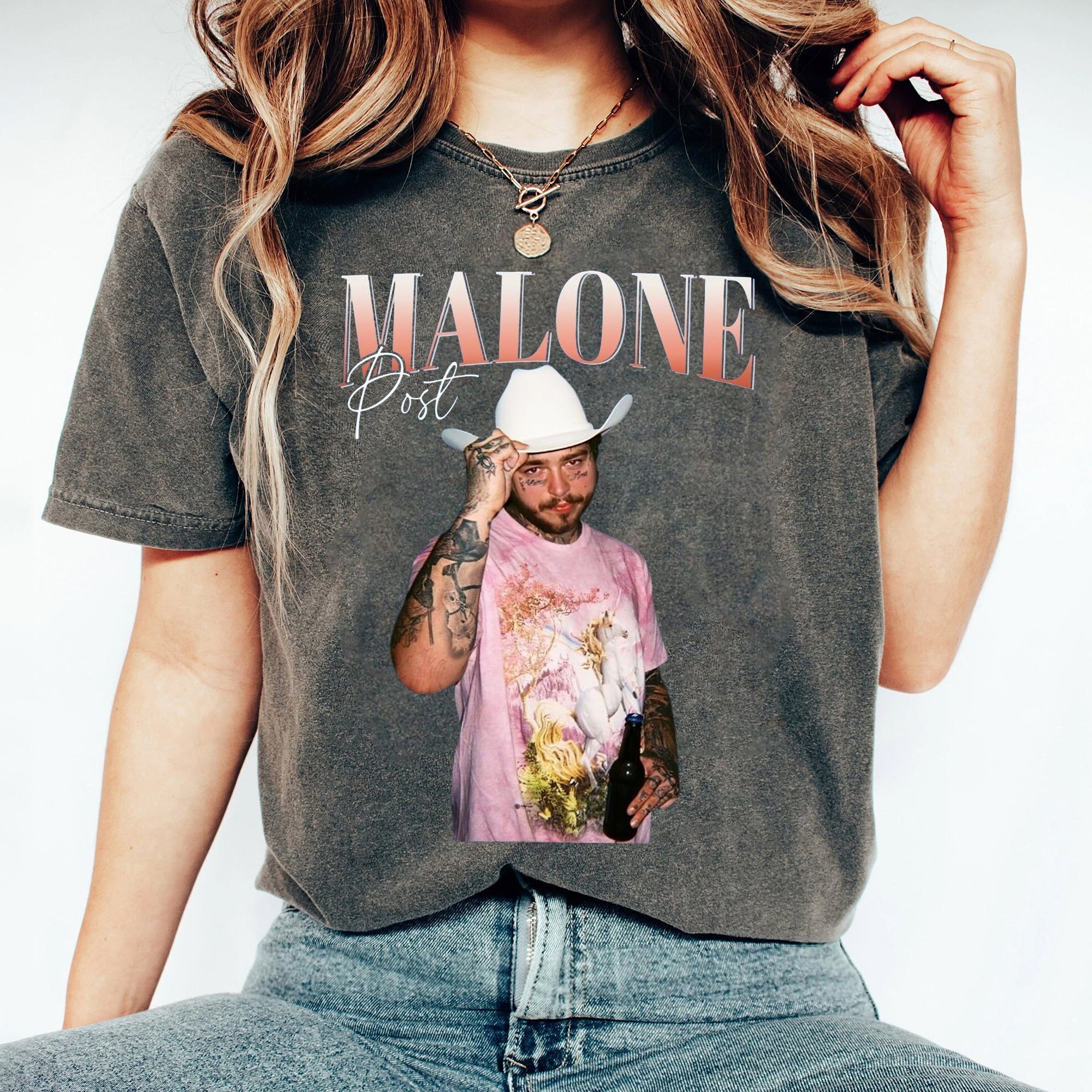 Y2K Vintage Post Malone Shirt, Malone Rap Music Post Malone F1 Trillion Tour Shirt Posty Rapper, Malone Music The Album Shirt, Country Music 2 NNN