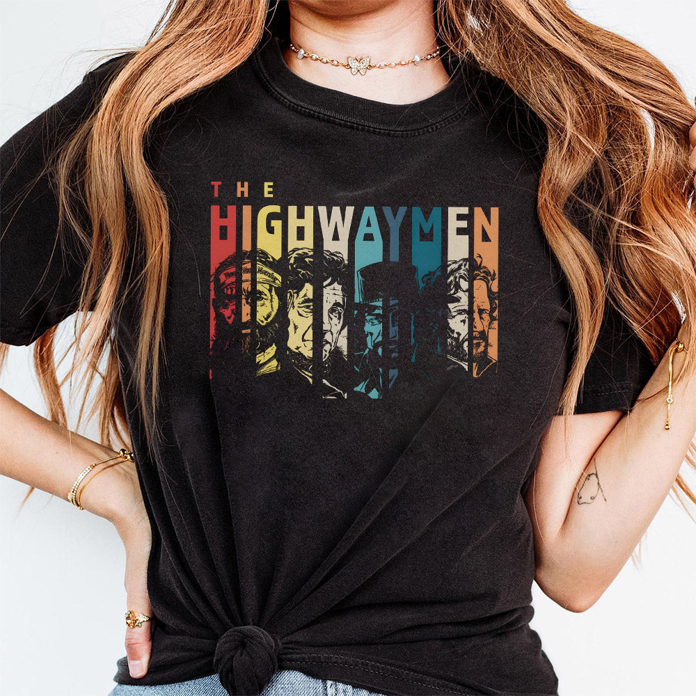 The Highwaymen Band Vintage T-Shirt, The Highwaymen Shirt, Music Retro Shirt Gift for Men and Women MS0410 05