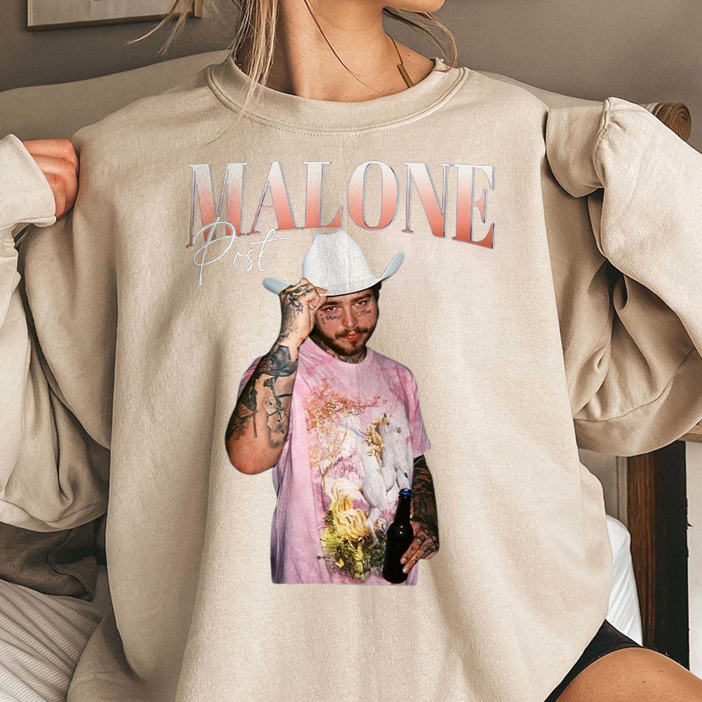 Y2K Vintage Post Malone Shirt, Malone Rap Music Post Malone F1 Trillion Tour Shirt Posty Rapper, Malone Music The Album Shirt, Country Music 2 NNN