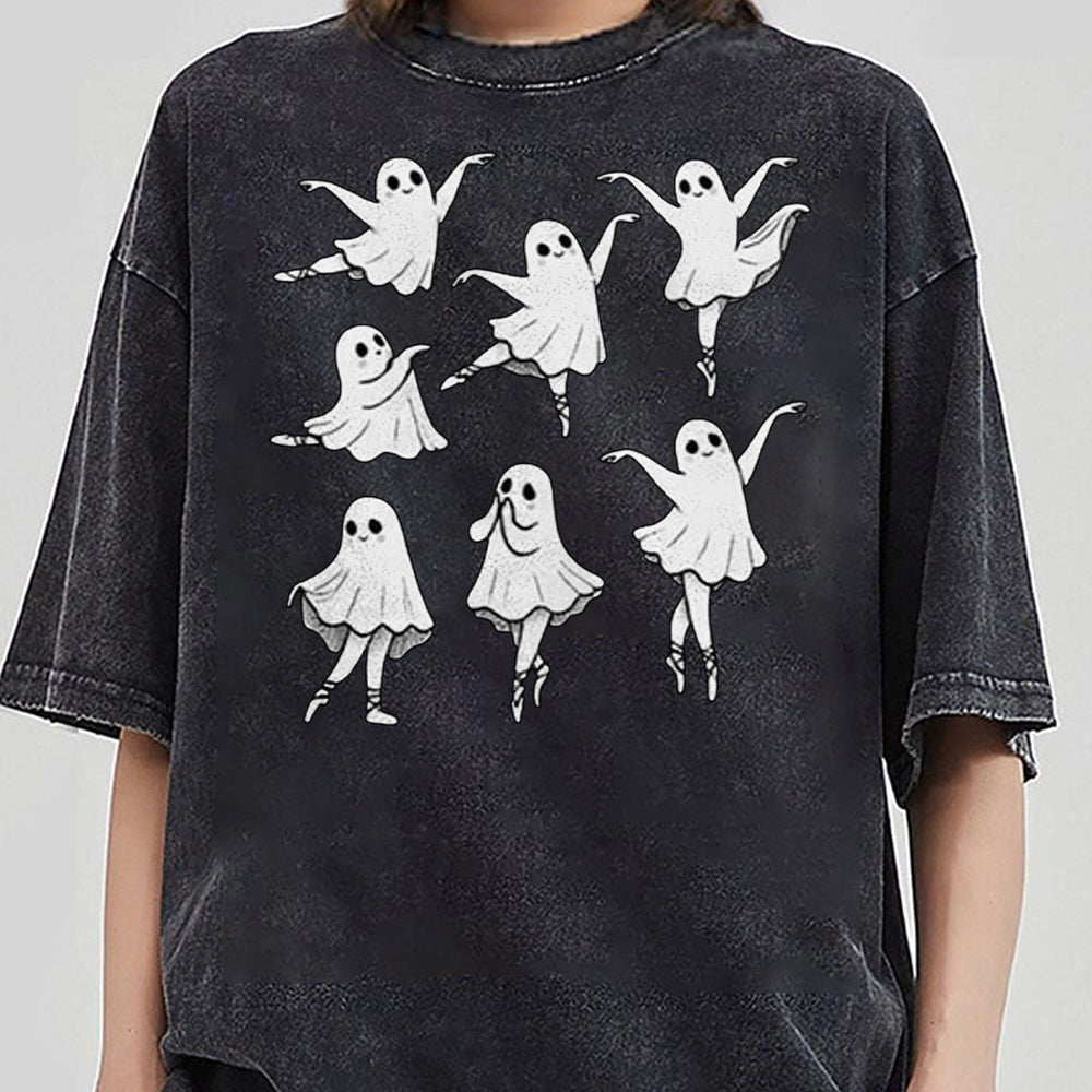 Kute Ballet Ghost Shirt, Ballet Dancer, Spooky Dance Teacher Shirt, Dance Teacher Gift, Dance Lover Gift, Funny Halloween Shirt,Gift For Her HHH