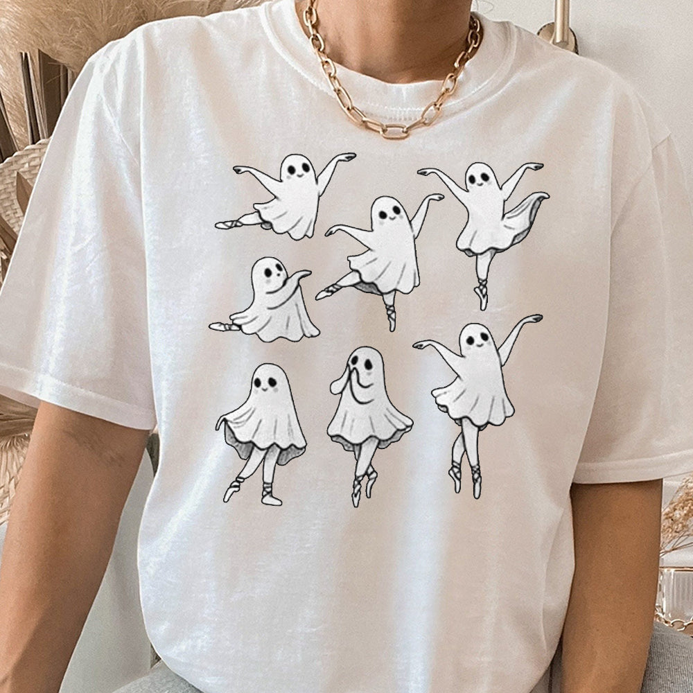 Kute Ballet Ghost Shirt, Ballet Dancer, Spooky Dance Teacher Shirt, Dance Teacher Gift, Dance Lover Gift, Funny Halloween Shirt,Gift For Her HHH