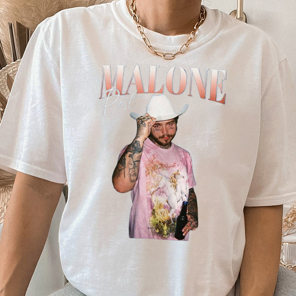 Y2K Vintage Post Malone Shirt, Malone Rap Music Post Malone F1 Trillion Tour Shirt Posty Rapper, Malone Music The Album Shirt, Country Music 2 NNN